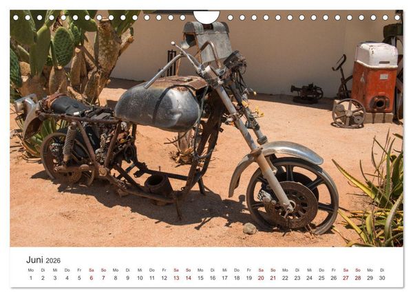 Produktbild: Solitaire Alte verlassene Autos in der namibischen W&uuml;ste (Wandkalender 2026 DIN A4 quer), CALVENDO Monatskalender