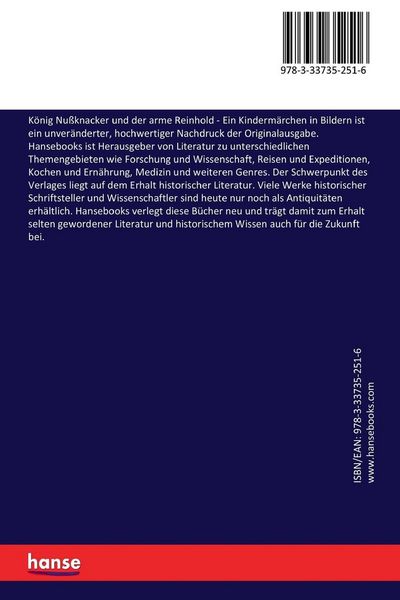 Produktbild: K&ouml;nig Nu&szlig;knacker und der arme Reinhold