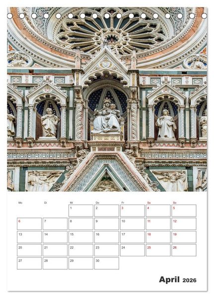 Produktbild: Florenz - Stadt mit besonderem Zauber (Tischkalender 2026 DIN A5 hoch), CALVENDO Monatskalender