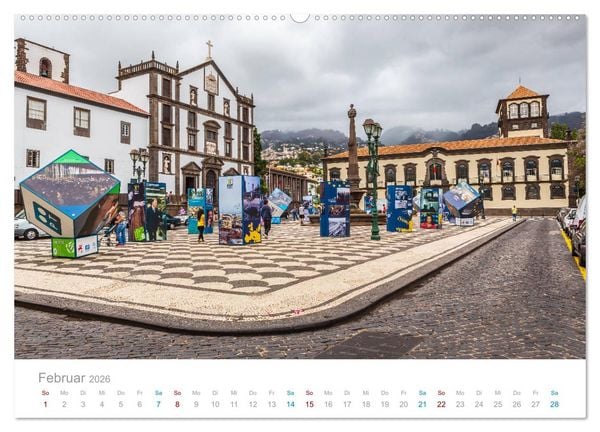 Produktbild: Funchal - Madeiras stolze Hauptstadt (hochwertiger Premium Wandkalender 2026 DIN A2 quer), Kunstdruck in Hochglanz