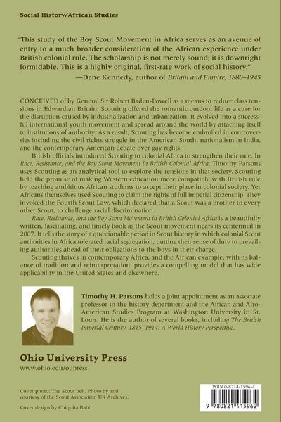 Produktbild: Race, Resistance, and the Boy Scout Movement in British Colonial Africa