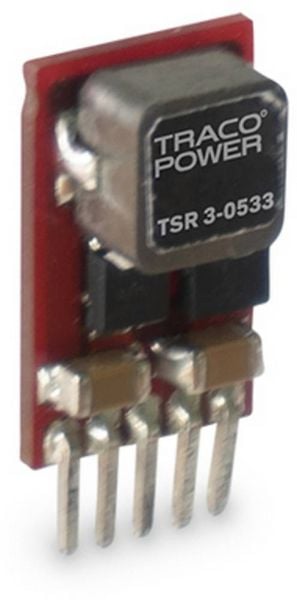 Produktbild: TracoPower TSR 3-1250 DC/DC-Wandler, Print 12 V/DC 6 V/DC 3 A Anzahl Ausg&auml;nge: 1 x Inhalt 1 St.