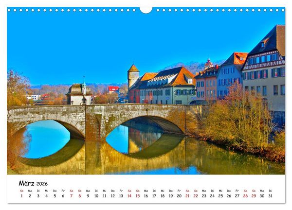 Produktbild: Hohenlohe - Zwischen Stadt und Land (Wandkalender 2026 DIN A3 quer), CALVENDO Monatskalender