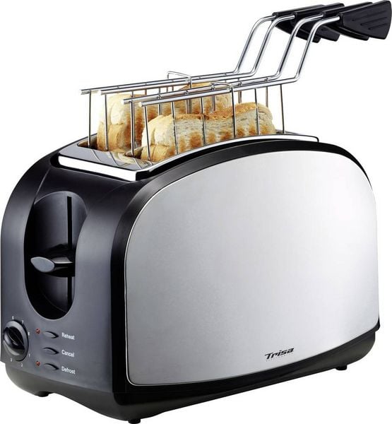 Produktbild: Trisa Crispy Snack Toaster Edelstahl, Schwarz