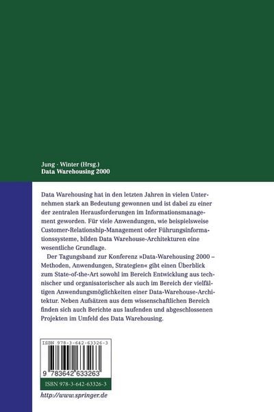 Produktbild: Data Warehousing 2000