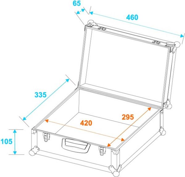 Produktbild: Roadinger Universal 30126207 Universal-Koffer (L x B x H) 350 x 460 x 160mm