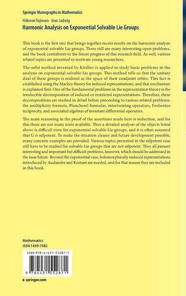 Produktbild: Harmonic Analysis on Exponential Solvable Lie Groups