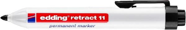 Produktbild: EDDING&reg; Permanent Marker retract 11, schwarz