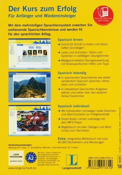 Produktbild: Langenscheidt Kurs Spanisch 6.0