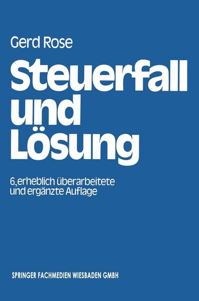 Produktbild: Steuerfall und L&ouml;sung