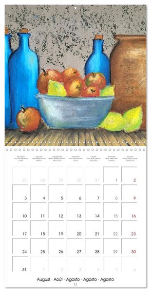Produktbild: Calm moments in painted still lifes (Wall Calendar 2026 12 &times; 12 Inch) CALVENDO 12 Month Wall Calendar