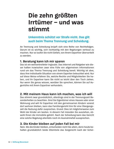 Produktbild: Hilfe bei Scheidung und Trennung