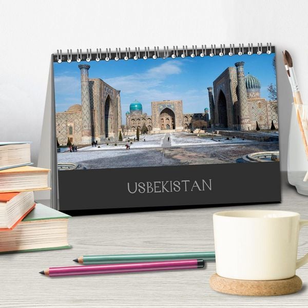 Produktbild: Usbekistan (Tischkalender 2026 DIN A5 quer), CALVENDO Monatskalender