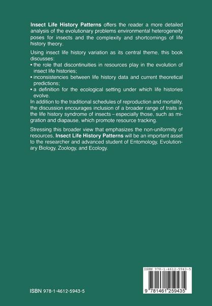 Produktbild: Insect Life History Patterns