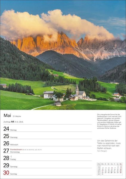 Produktbild: S&uuml;dtirol Wochenplaner 2027 - Eine Reise in 53 Bildern