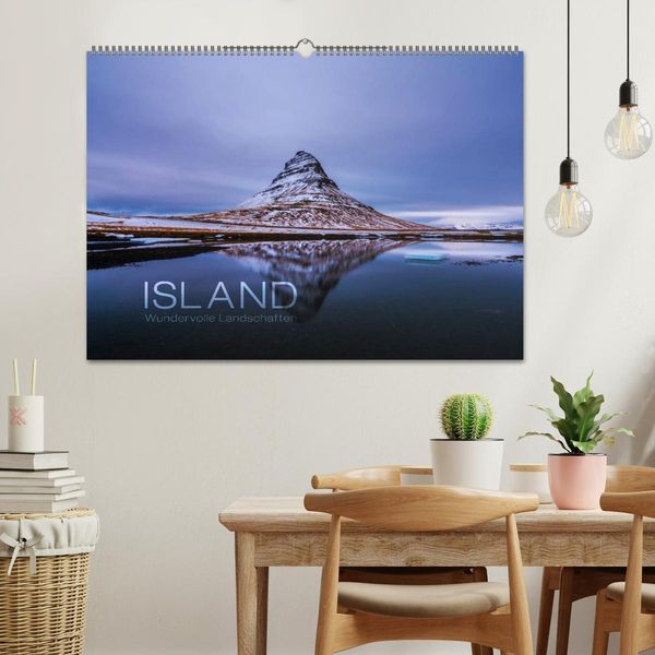 Produktbild: Island - Wundervolle Landschaften (Wandkalender 2026 DIN A2 quer), CALVENDO Monatskalender