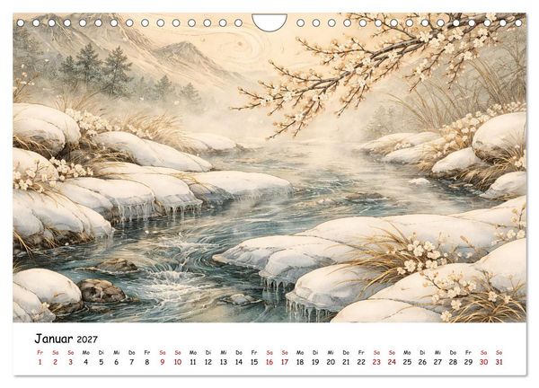 Produktbild: Jahreszeitenspiel (Wandkalender 2027 DIN A4 quer), CALVENDO Monatskalender