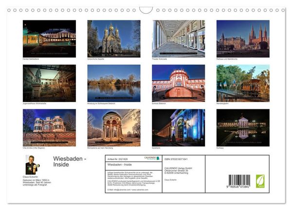 Produktbild: Wiesbaden - Inside (Wandkalender 2026 DIN A3 quer), CALVENDO Monatskalender