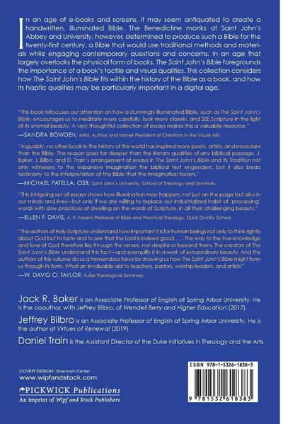 Produktbild: The Saint John's Bible and Its Tradition