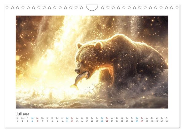 Produktbild: Geheimnisvolle Wildnis (Wandkalender 2026 DIN A4 quer), CALVENDO Monatskalender