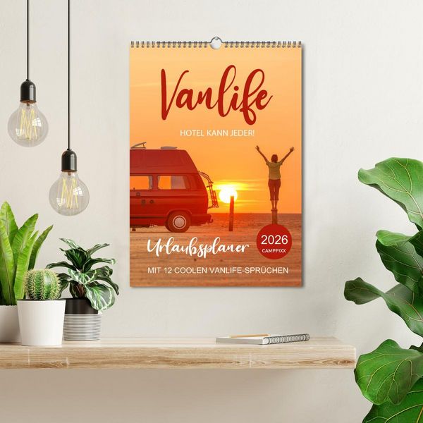 Produktbild: Vanlife - Hotel kann jeder! (Wandkalender 2026 DIN A3 hoch), CALVENDO Monatskalender