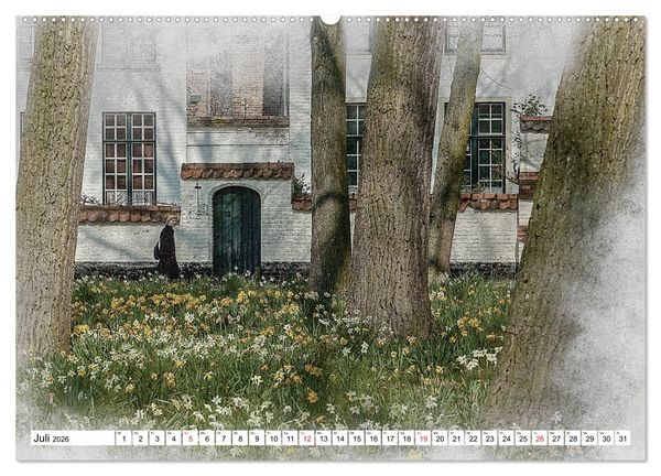 Produktbild: Br&uuml;gge, die Perle von Flandern (Wandkalender 2026 DIN A2 quer), CALVENDO Monatskalender