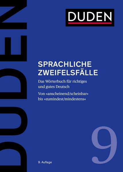 Produktbild: Duden  Sprachliche Zweifelsf&auml;lle