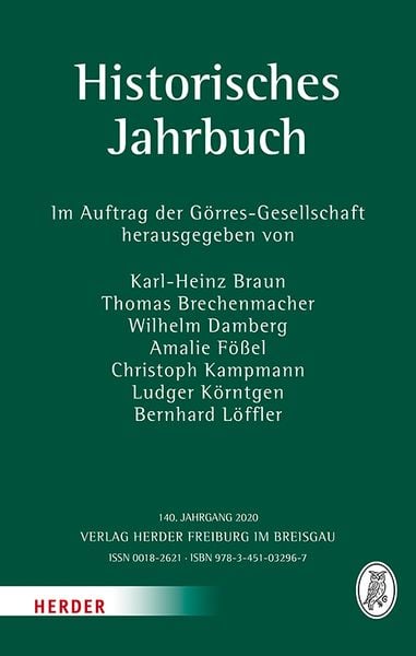 Produktbild: Historisches Jahrbuch