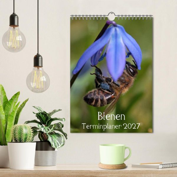 Produktbild: Bienen-Terminplaner 2027 (Wandkalender 2027 DIN A4 hoch), CALVENDO Monatskalender