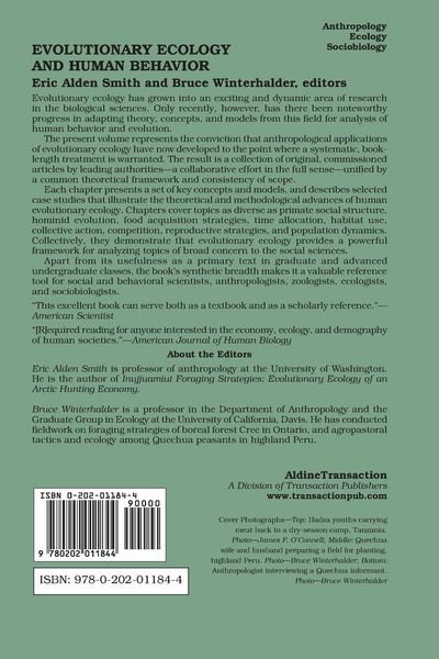 Produktbild: Evolutionary Ecology and Human Behavior
