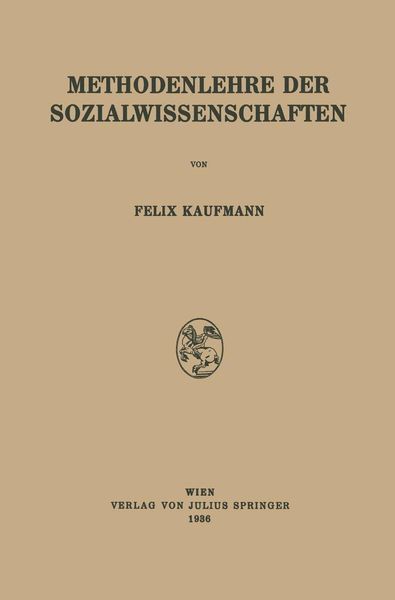 Produktbild: Methodenlehre der Sozialwissenschaften