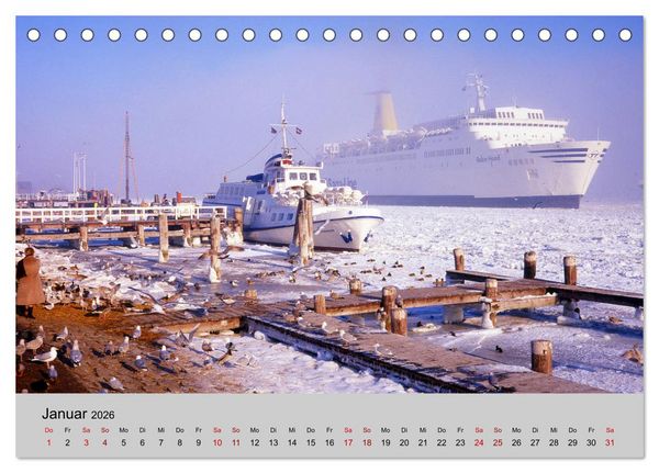 Produktbild: Travem&uuml;nde maritim (Tischkalender 2026 DIN A5 quer), CALVENDO Monatskalender