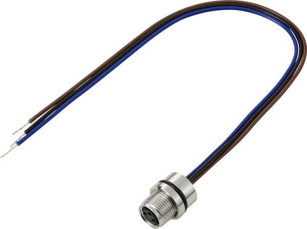 Produktbild: TRU COMPONENTS TC-13751908 Anschlussleitung M8 x 1, M10 x 0.75 Buchse, gerade 0.2 m Polzahl Sensoren: 3 1 St.
