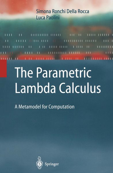Produktbild: The Parametric Lambda Calculus