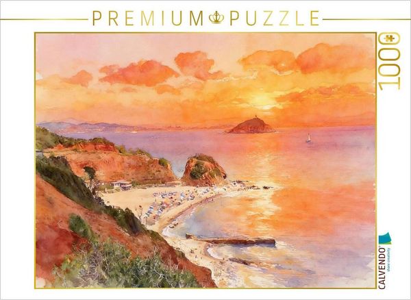 Produktbild: CALVENDO Puzzle Cala Seregola - Elba | 1000 Teile Lege-Gr&ouml;&szlig;e 64x48cm Foto-Puzzle f&uuml;r gl&uuml;ckliche Stunden