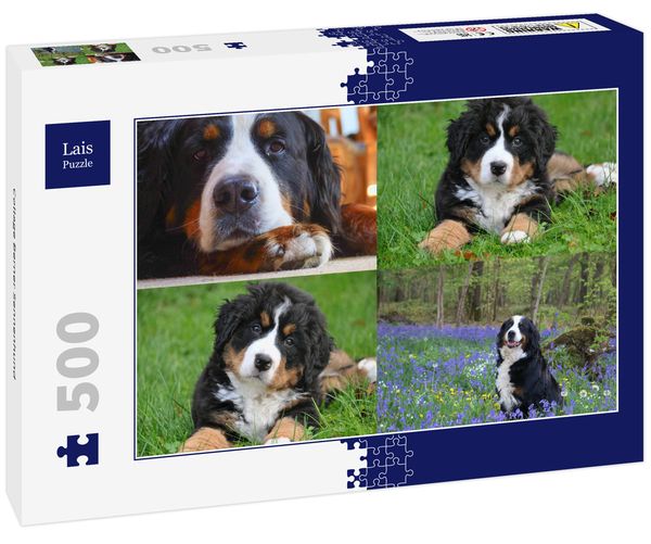 Produktbild: Lais Puzzle Collage Berner Sennenhund 500 Teile