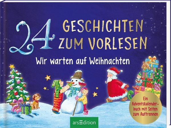 Produktbild: 24 Geschichten zum Vorlesen &ndash; Wir warten auf Weihnachten