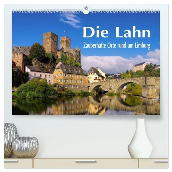Produktbild: Die Lahn - Zauberhafte Orte rund um Limburg (hochwertiger Premium Wandkalender 2026 DIN A2 quer), Kunstdruck in Hochglanz