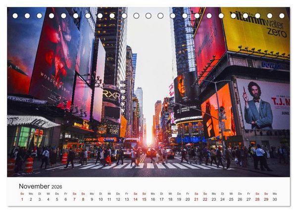 Produktbild: New York - Eine Weltstadt (Tischkalender 2026 DIN A5 quer), CALVENDO Monatskalender
