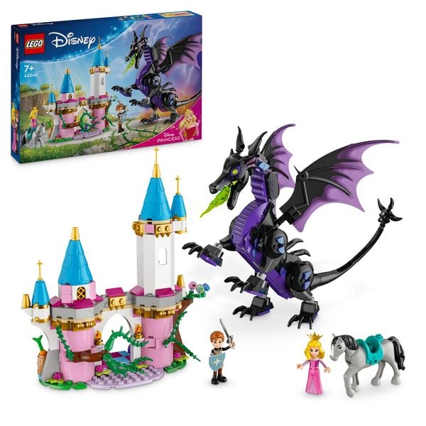 LEGO ǀ Disney Princess Malefiz als Drache, Dornröschen-Spielzeug 43240