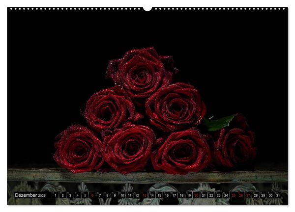Produktbild: Flowers / 2026 (hochwertiger Premium Wandkalender 2026 DIN A2 quer), Kunstdruck in Hochglanz