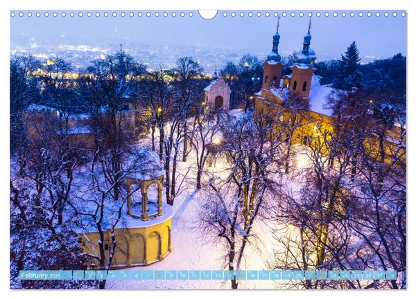 Produktbild: Winter in Prague (Wall Calendar 2026 DIN A3 landscape), CALVENDO 12 Month Wall Calendar