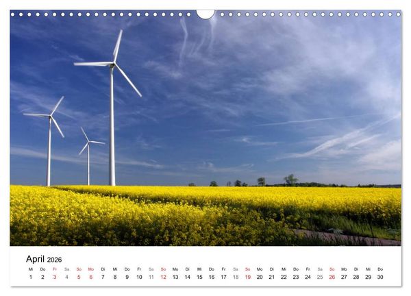Produktbild: Rapsodie (Wandkalender 2026 DIN A3 quer), CALVENDO Monatskalender