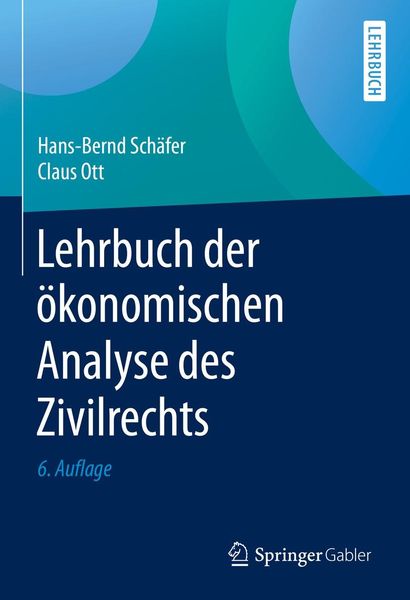 Produktbild: Lehrbuch der &ouml;konomischen Analyse des Zivilrechts