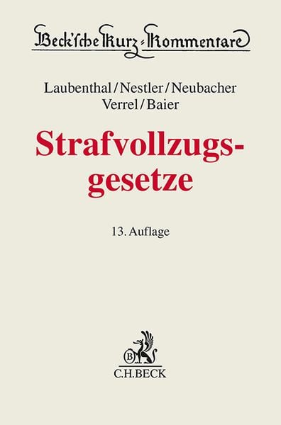 Produktbild: Strafvollzugsgesetze