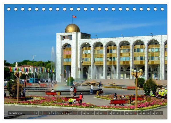 Produktbild: Eine Reise durch Kirgistan (Tischkalender 2026 DIN A5 quer), CALVENDO Monatskalender