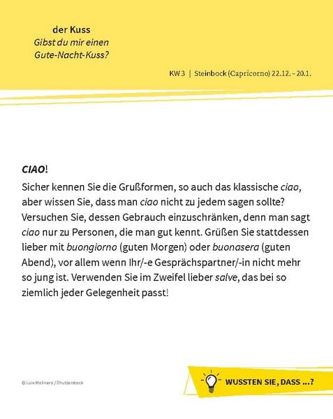 Produktbild: Langenscheidt Sprachkalender Italienisch 2026