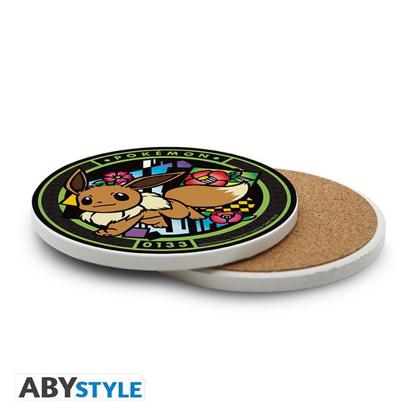 Produktbild: POKEMON - Ceramic Coasters "Evee"