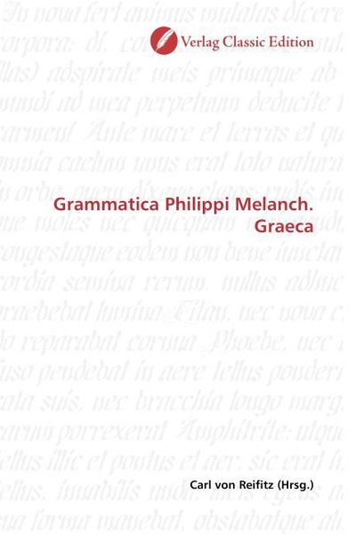 Produktbild: Grammatica Philippi Melanch. Graeca