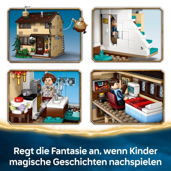 Produktbild: LEGO Harry Potter Ligusterweg Tante Magdas Besuch, baubares Haus 76451